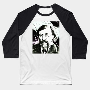 Rufus Wilmot Griswold Black And White Portrait | Rufus Wilmot Griswold Artwork 3 Baseball T-Shirt